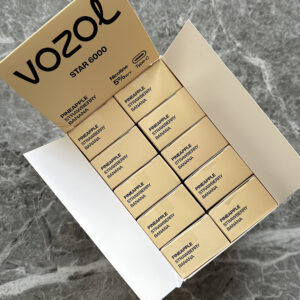Vozol Star 6000 Pineapple Strawberry Banana 💨 ‣ Only 14€👍